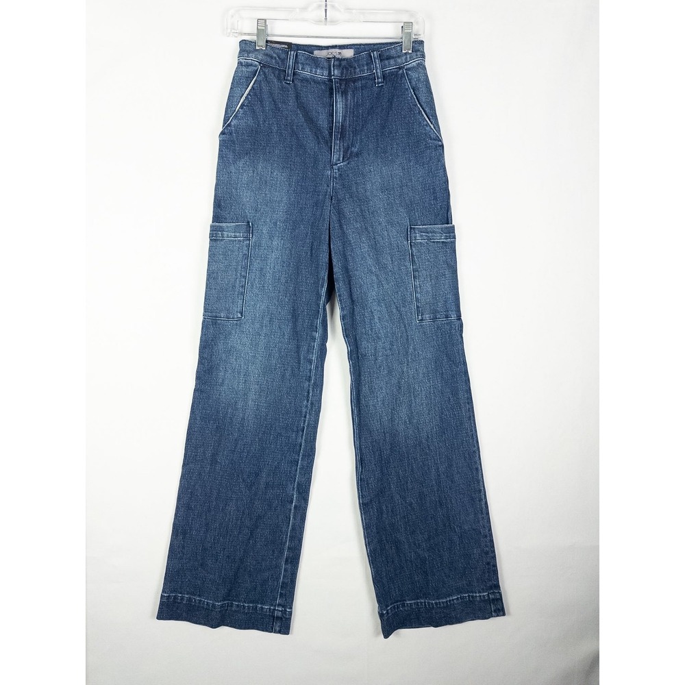 NWT Joe's Jeans Cargo Dalia Wide Leg Jeans Womens 25 Medium Blue Streetwear Y2K